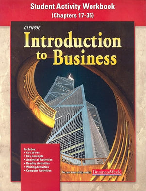 Introduction To Business: Student Activity Workbook Chapters 1735,Used