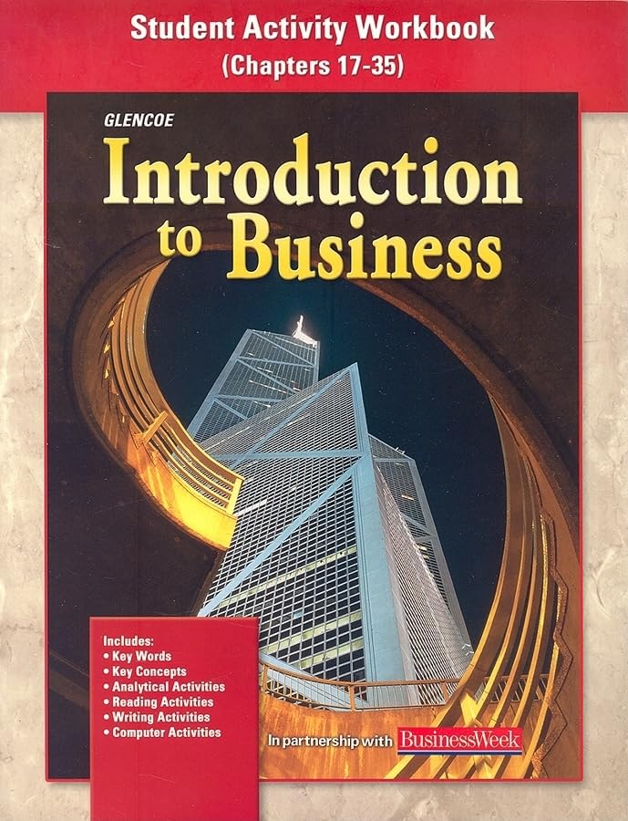Introduction To Business: Student Activity Workbook Chapters 1735,Used