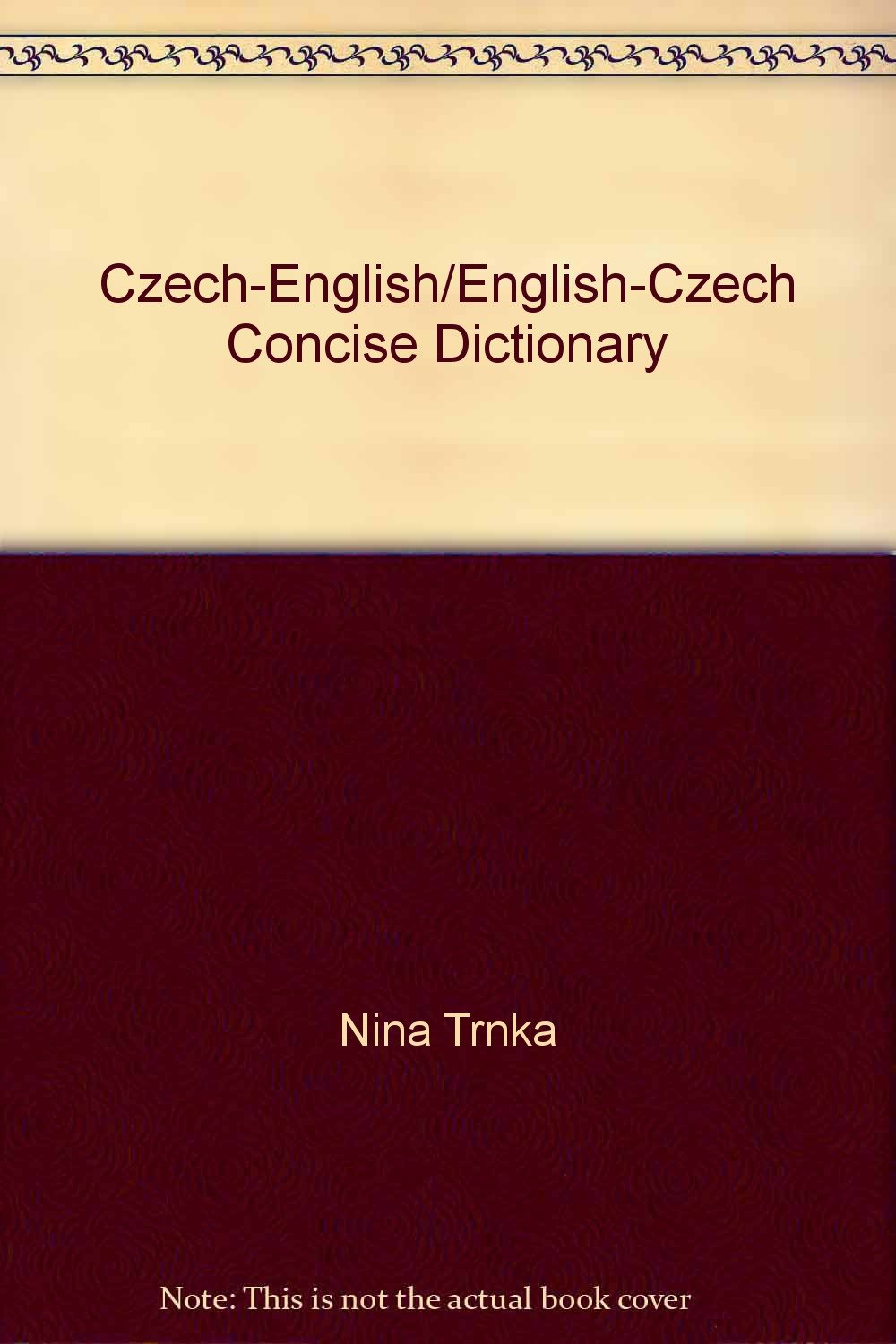 Czech/English English/Czech Concise Dictionary,Used