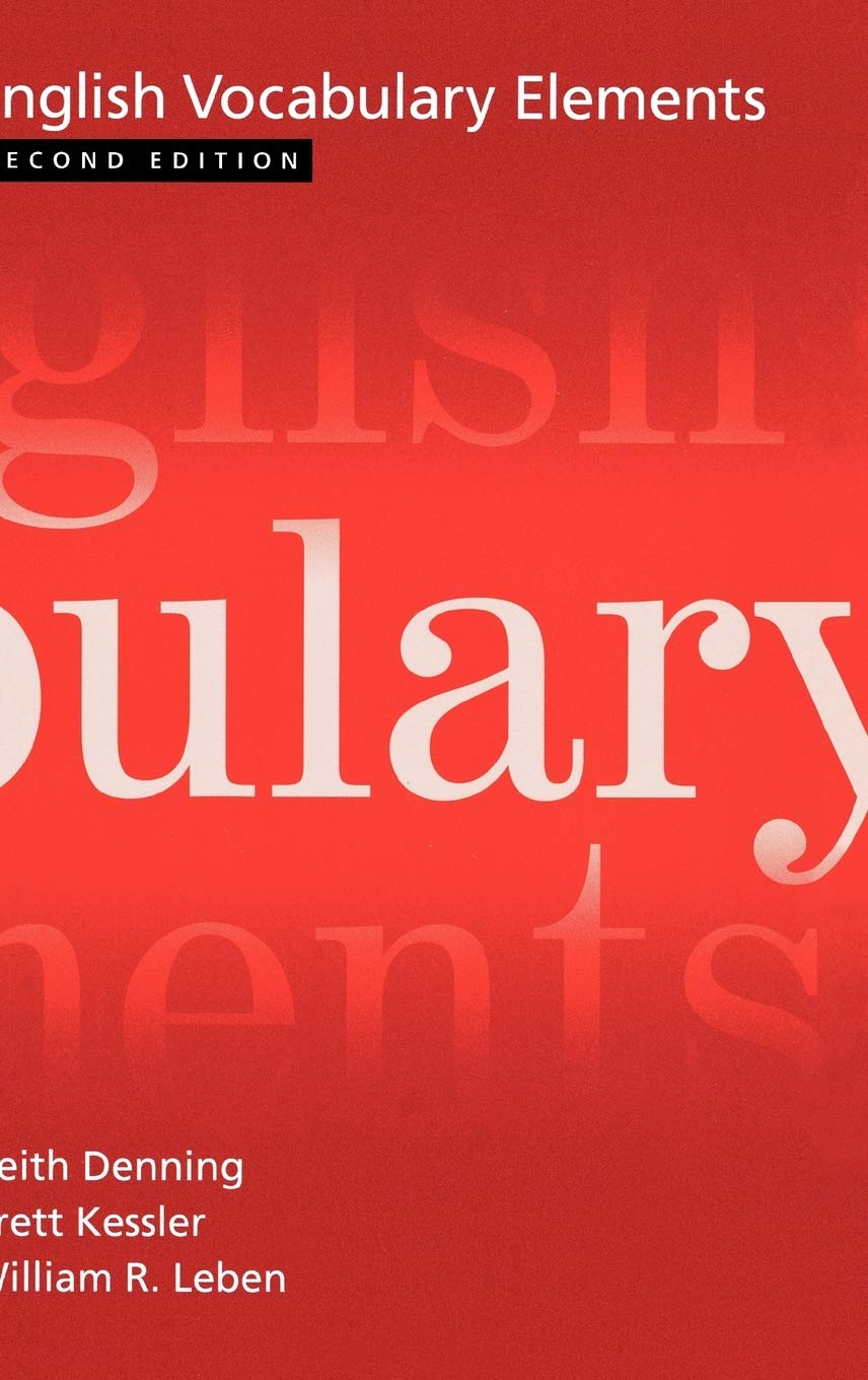 English Vocabulary Elements,New