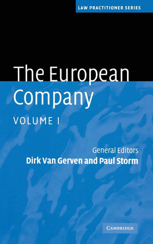 The European Company (Law Practitioner Series) (Volume 1),Used