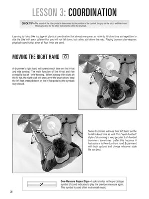 Drumset Method  Complete Edition of Drum Lessons for Beginners  Includes Two Drum Books, Audio & Video  Hal Leonard,New