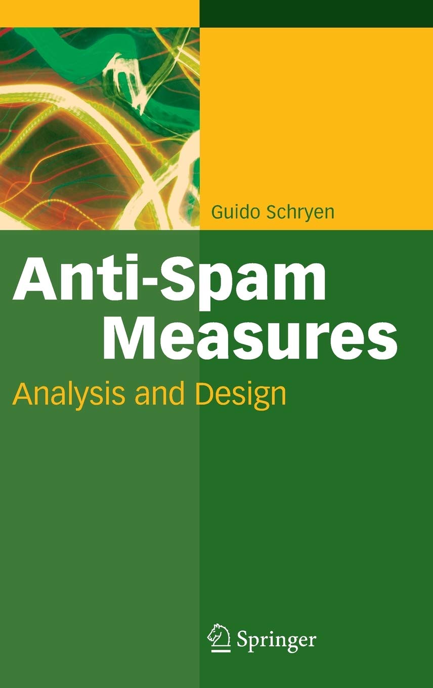 Antispam Measures: Analysis And Design,New
