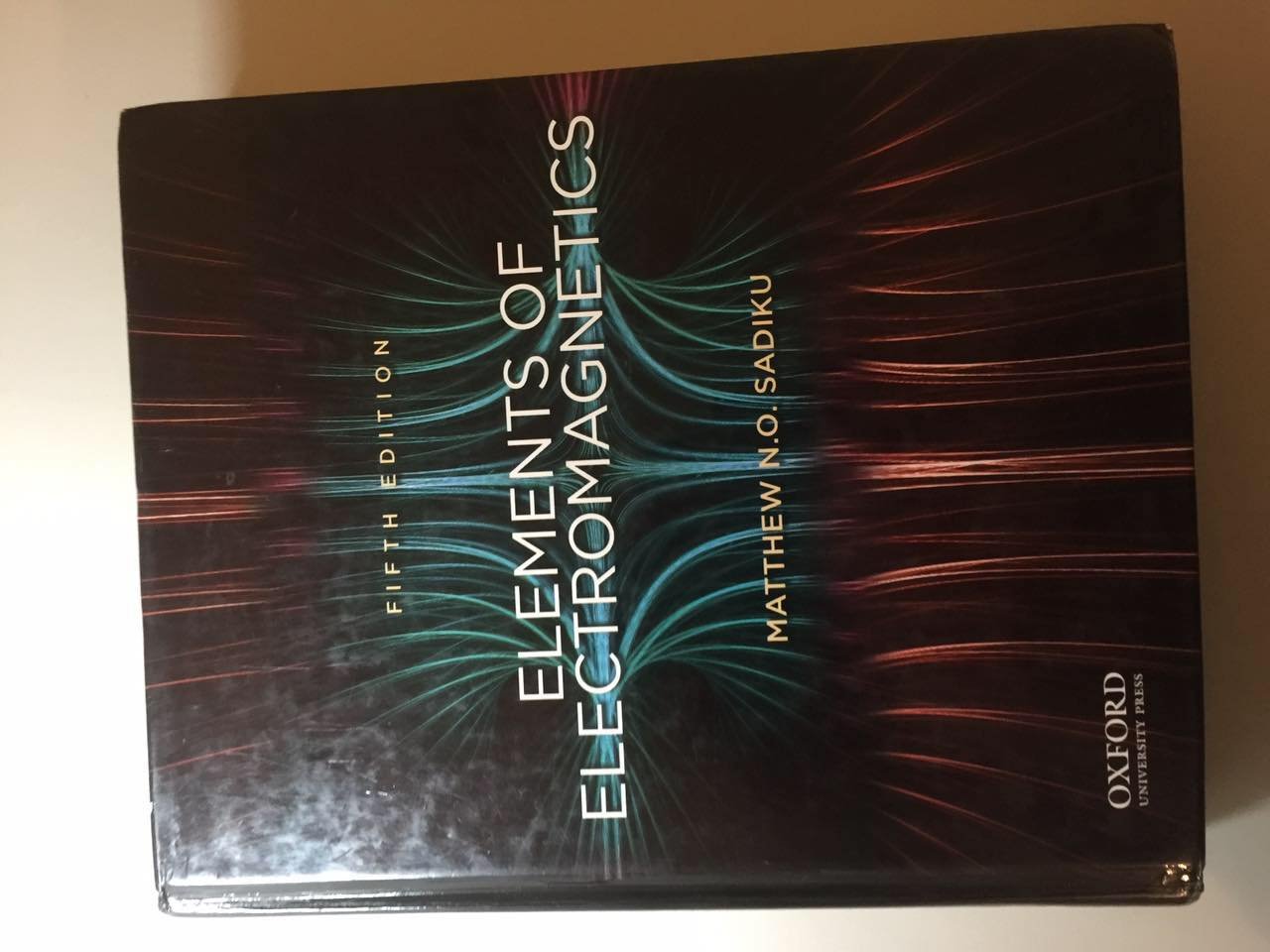 Elements of Electromagnetics (OXF SER ELEC),Used