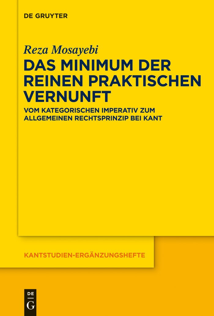 Das Minimum der reinen praktischen Vernunft: Vom kategorischen Imperativ zum allgemeinen Rechtsprinzip bei Kant (KantstudienErg,Used