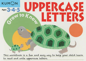 Kumon Growtoknow: Uppercase Letters (Grow To Know Workbooks),New
