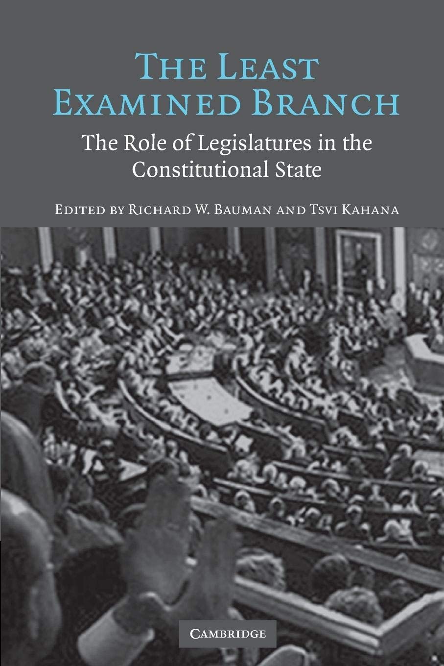 The Least Examined Branch: The Role of Legislatures in the Constitutional State,Used