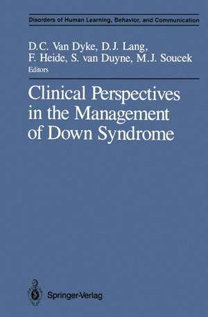 Clinical Perspectives in the Management of Down Syndrome (Disorders of Human Learning, Behavior, and Communication),Used