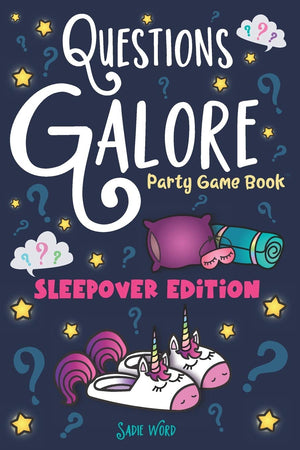 Questions Galore Party Game Book: Sleepover Edition: An Entertaining Slumber Party Question Game with over 400 Funny Choices, Si,Used