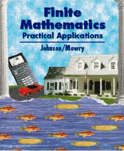 Finite Mathematics: Practical Applications,Used