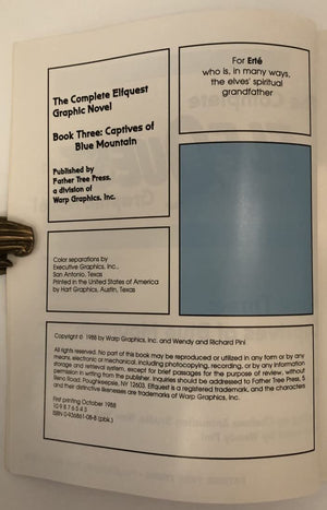 Complete Elfquest: Captives of Blue Mountain, Vol. 3,Used