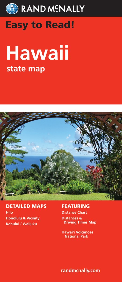 Folded Map: Hawaii State Map,New