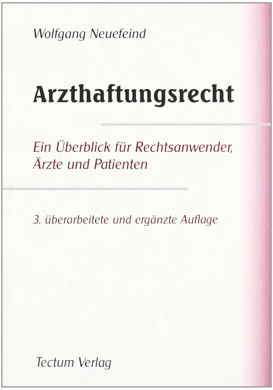 Arzthaftungsrecht (German Edition),Used