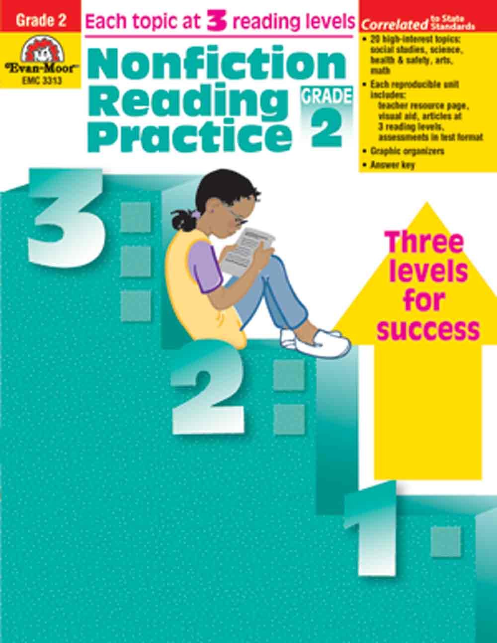 Nonfiction Reading Practice, Grade 2,Used