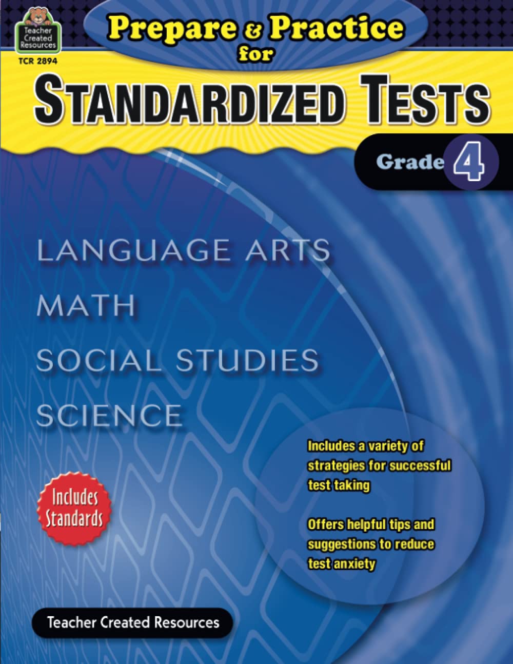 Prepare & Practice for Standardized Tests Grade 4: Language Arts, Math, Social Studies, Science (Prepare and Practice for Standa,Used