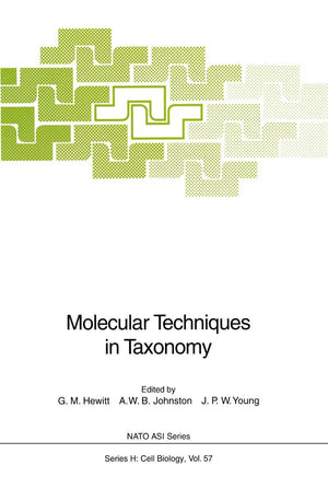 Molecular Techniques in Taxonomy (Nato ASI Subseries H:, 57),Used