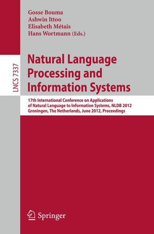 Natural Language Processing and Information Systems: 17th International Conference on Applications of Natural Language to Inform,Used