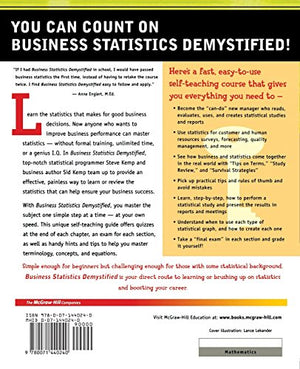Business Statistics Demystified