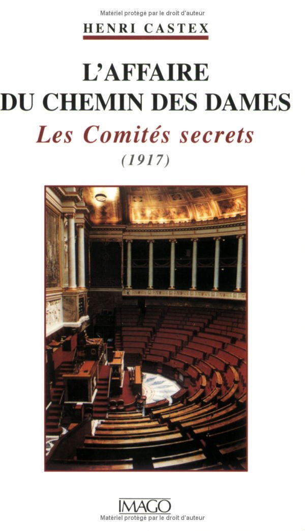 AFFAIRE DU CHEMIN DES DAMES (L') LES COMITES SECRETS (1917),Used