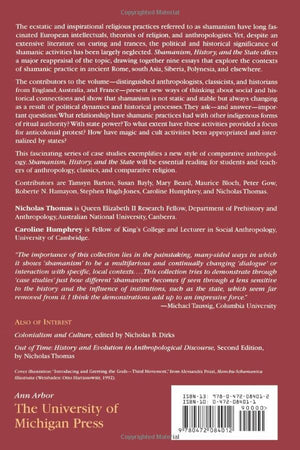 Shamanism, History, And The State,Used