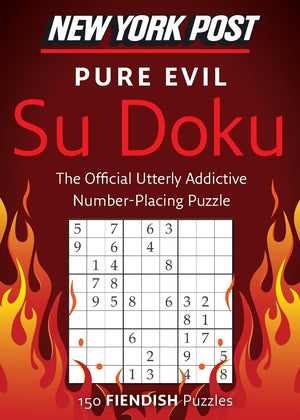 New York Post Pure Evil Su Doku: 150 Fiendish Puzzles-new