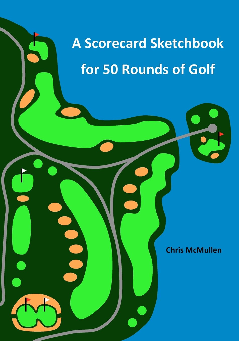 A Scorecard Sketchbook For 50 Rounds Of Golf,Used