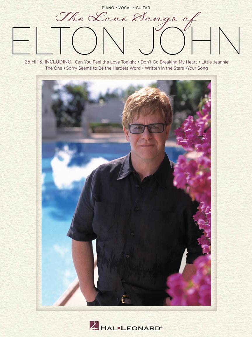 The Love Songs Of Elton John Piano, Vocal And Guitar Chords