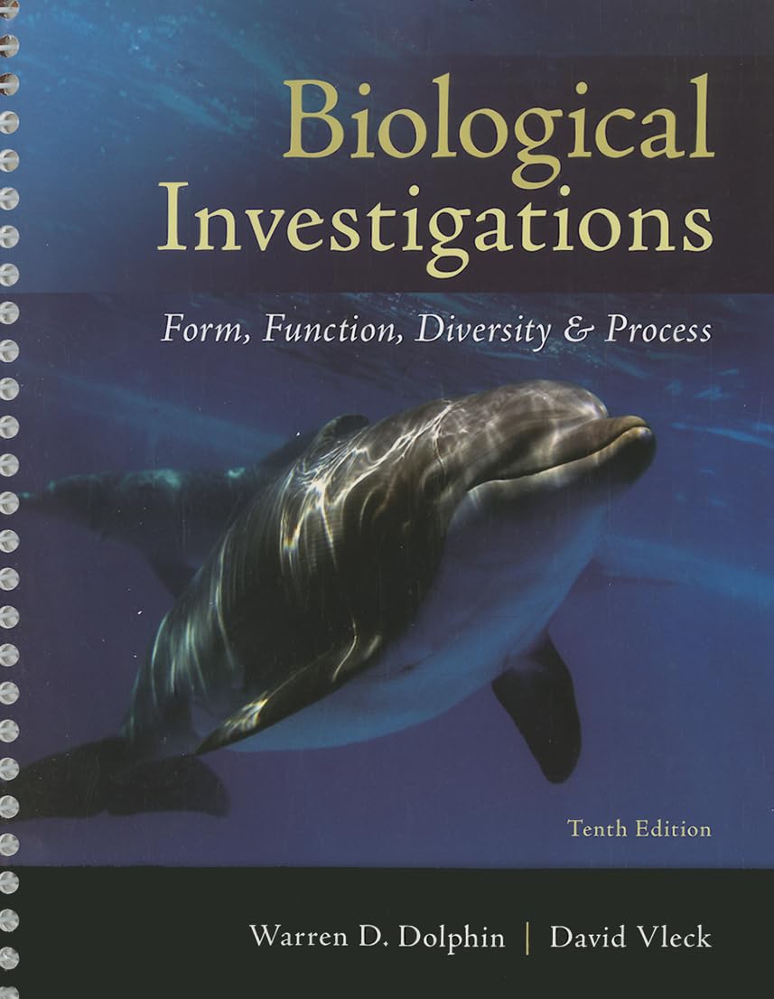 Biological Investigations Lab Manual,New
