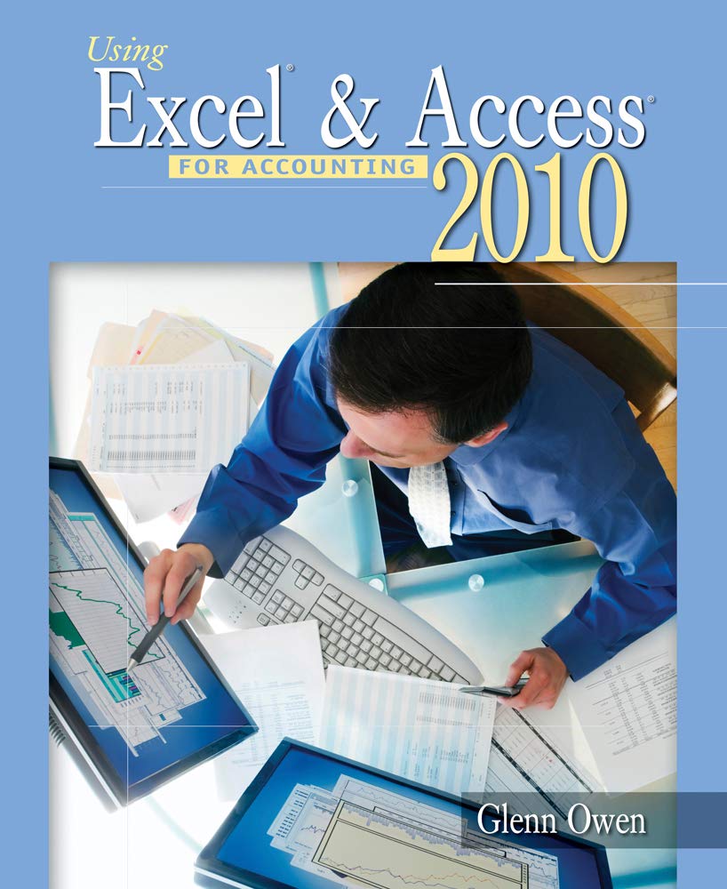 Using Excel & Access for Accounting 2010 (with Student Data CDROM),Used
