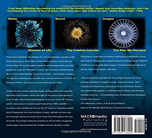 Water Sound Images: The Creative Music of the Universe,New