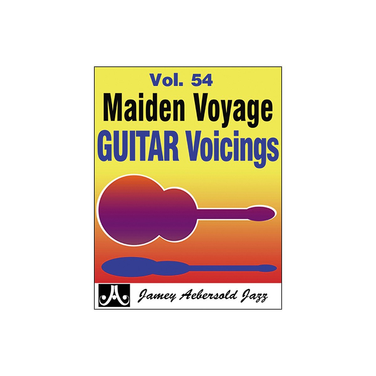 Jamey Aebersold Maiden Voyage Guitar Voicings PlayAlong Book and CD,Used