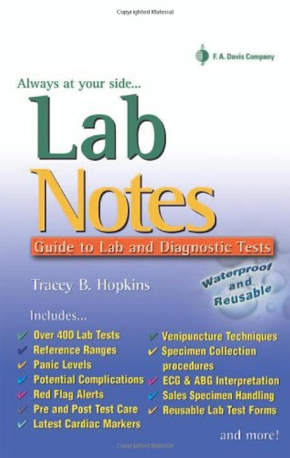 Labnotes: Guide To Lab & Diagnostic Tests,Used