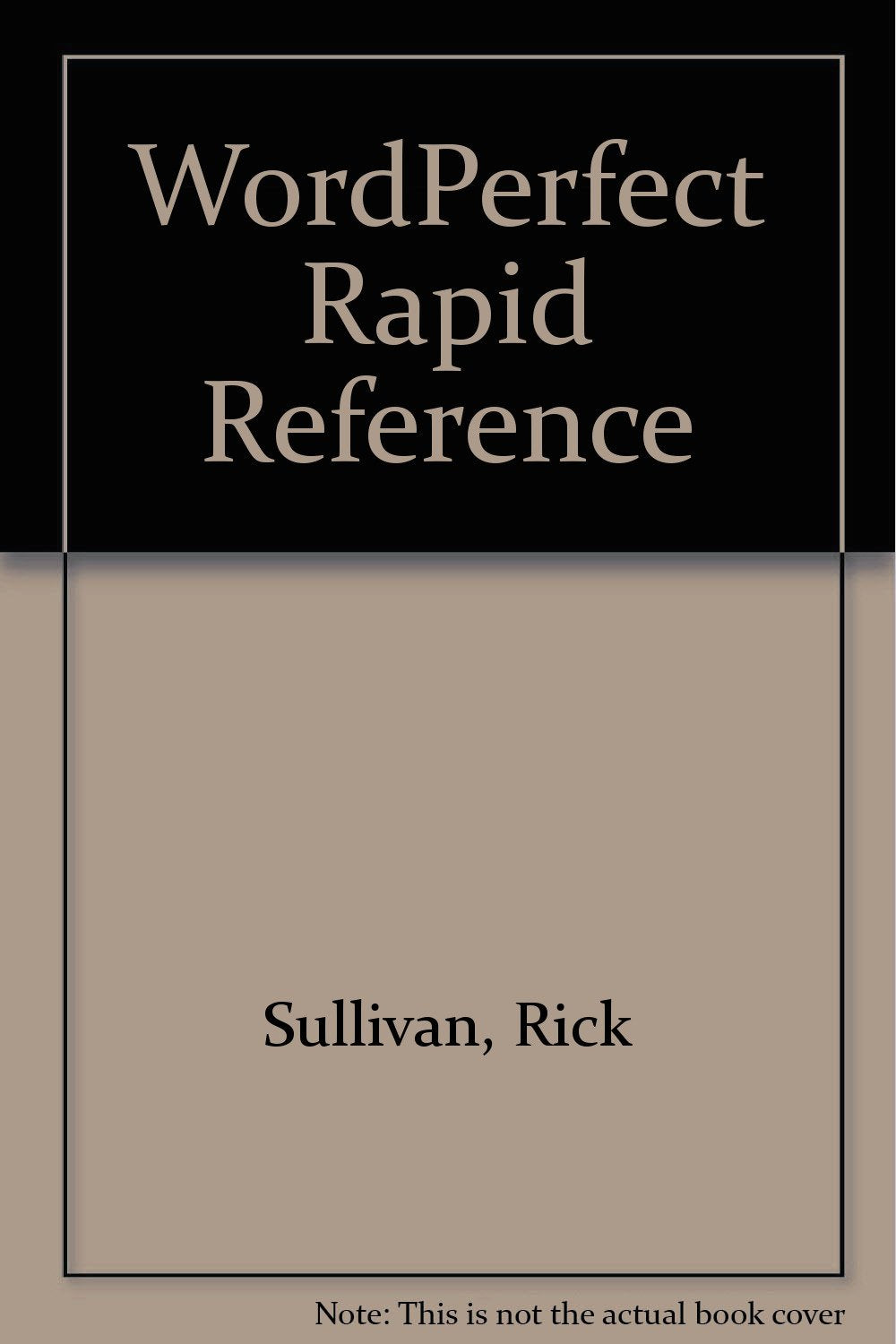 Wordperfect Rapid Reference,Used