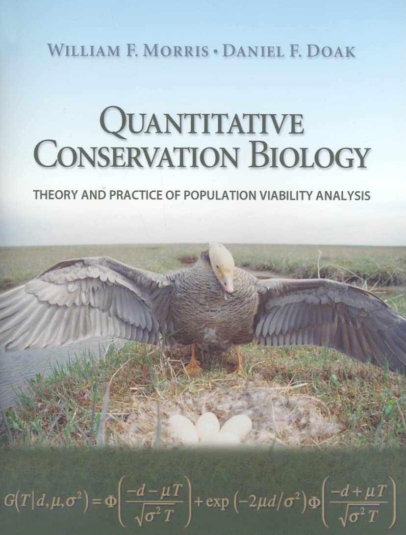 Quantitative Conservation Biology: Theory and Practice of Population Viability Analysis,Used