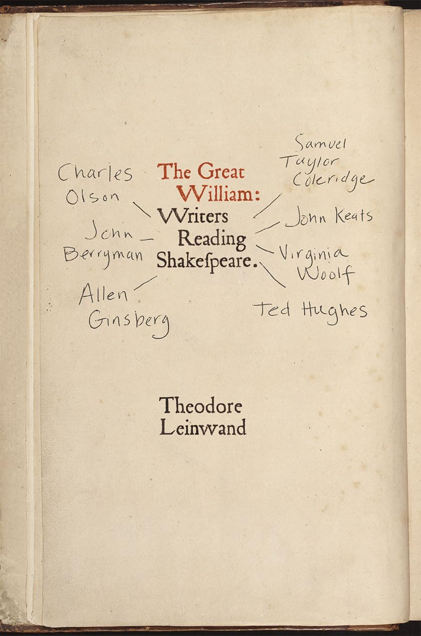 The Great William: Writers Reading Shakespeare,Used