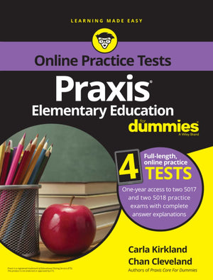 Praxis Elementary Education For Dummies with Online Practice Tests,Used