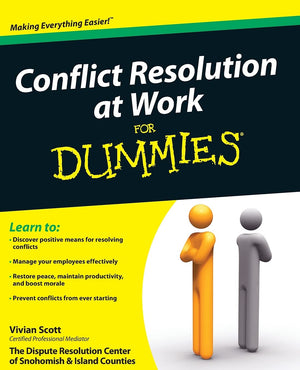 Conflict Resolution At Work For Dummies,New