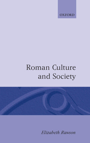 Roman Culture and Society: Collected Papers,Used