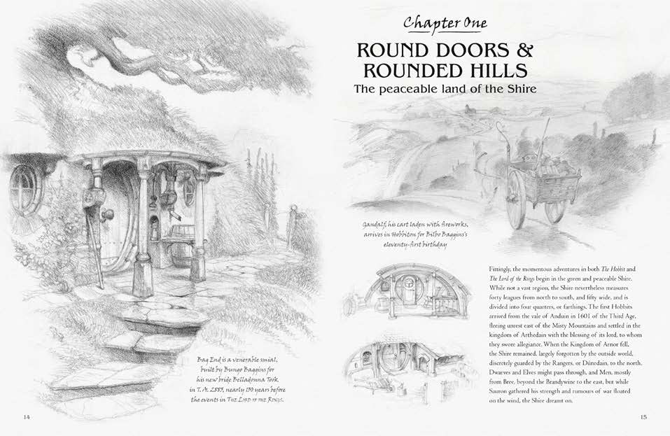 A Middleearth Traveler: Sketches From Bag End To Mordor