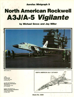 North American Rockwell A3J/A5 Vigilante  Aerofax Minigraph 9,Used
