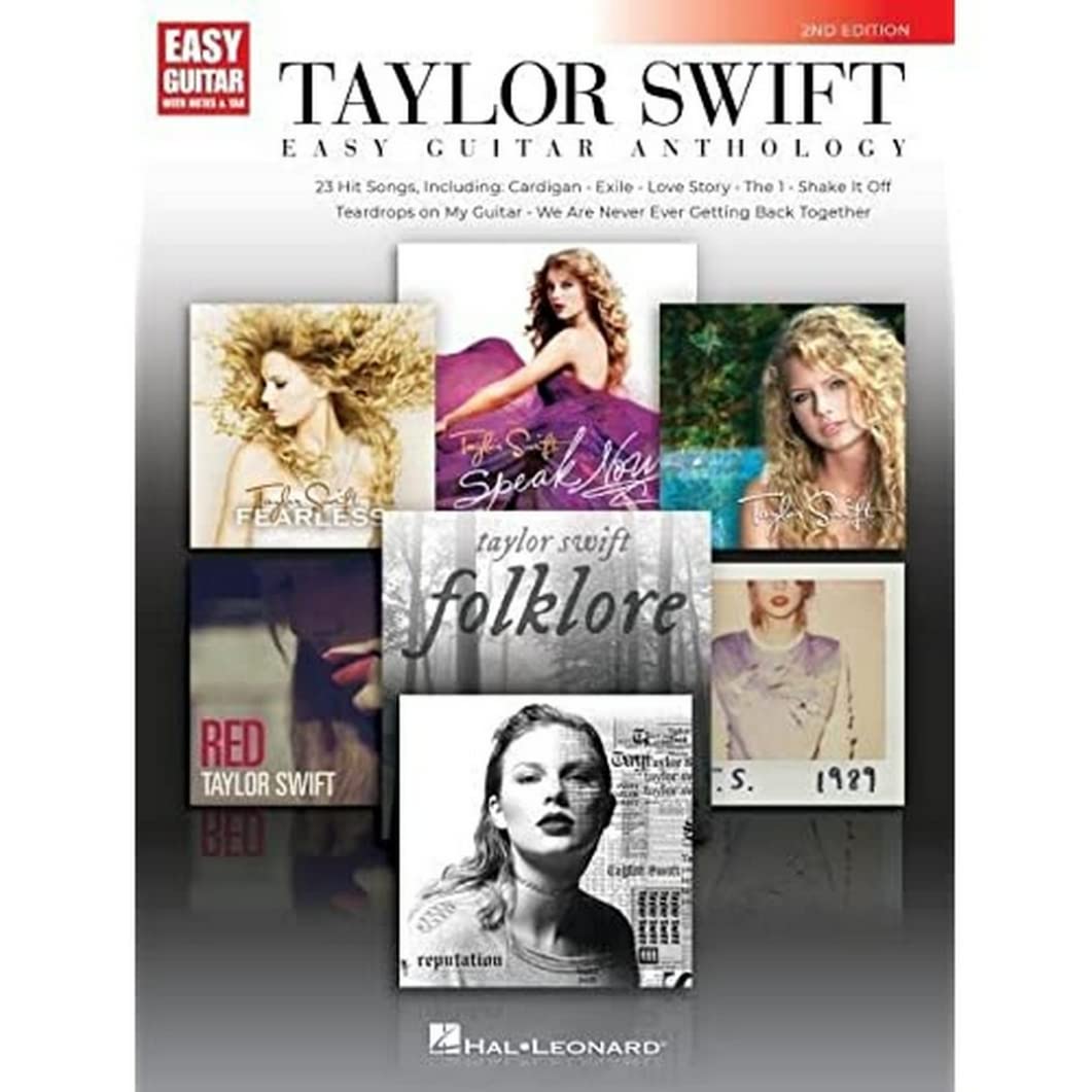 Taylor Swift  Easy Guitar Anthology 2nd Edition (Easy Guitar With Notes & Tab)  Guitar Song Books with Chords and Lyrics  Taylo,New