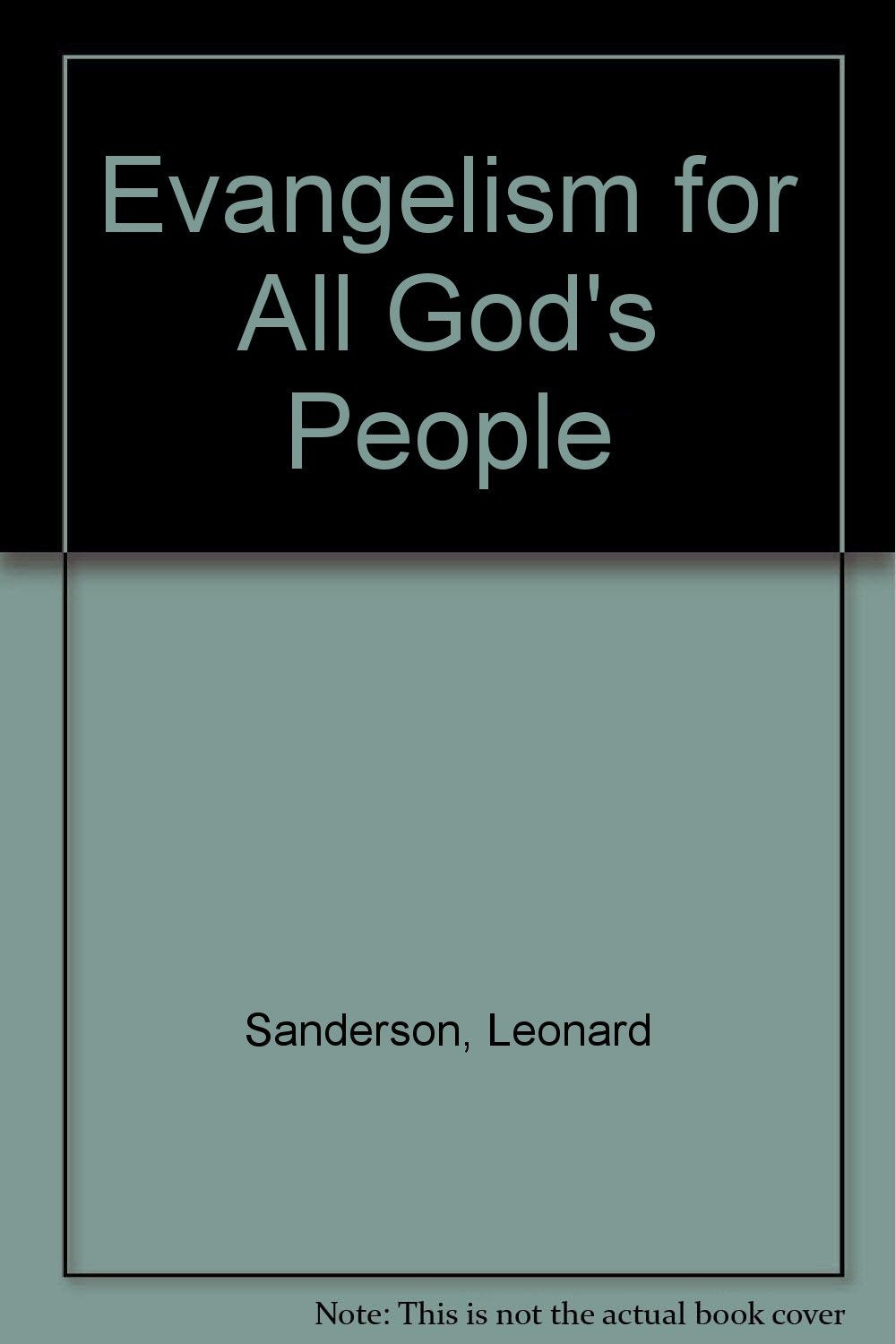 Evangelism for All God's People,Used
