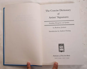 The Concise Dictionary of Artists' Signatures,Used