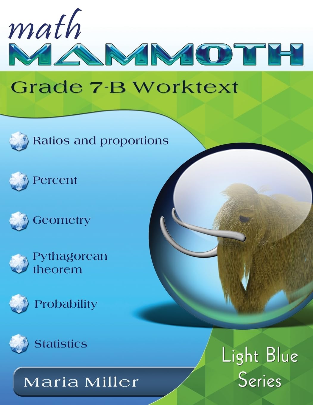 Math Mammoth Grade 7B Worktext,Used