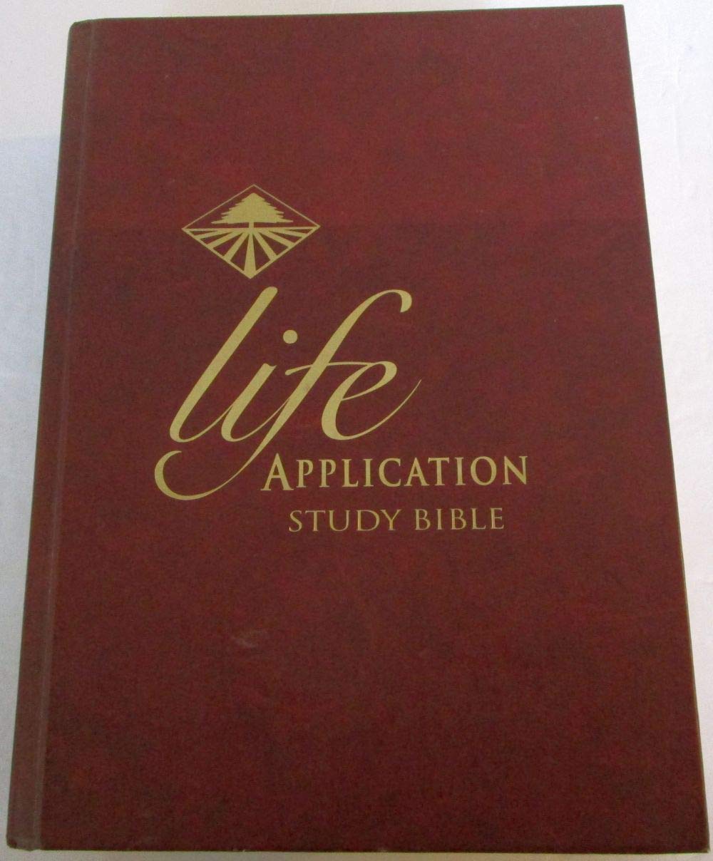 Niv Life Application Study Bible, Second Edition, Large Print (Red Letter, Hardcover)