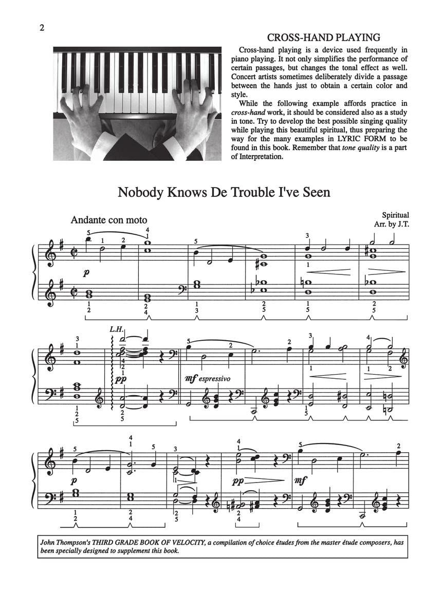 John Thompson's Modern Course for the Piano  Third Grade (Book/Audio): Third Grade (John Thompson's Modern Course for the Piano,Used