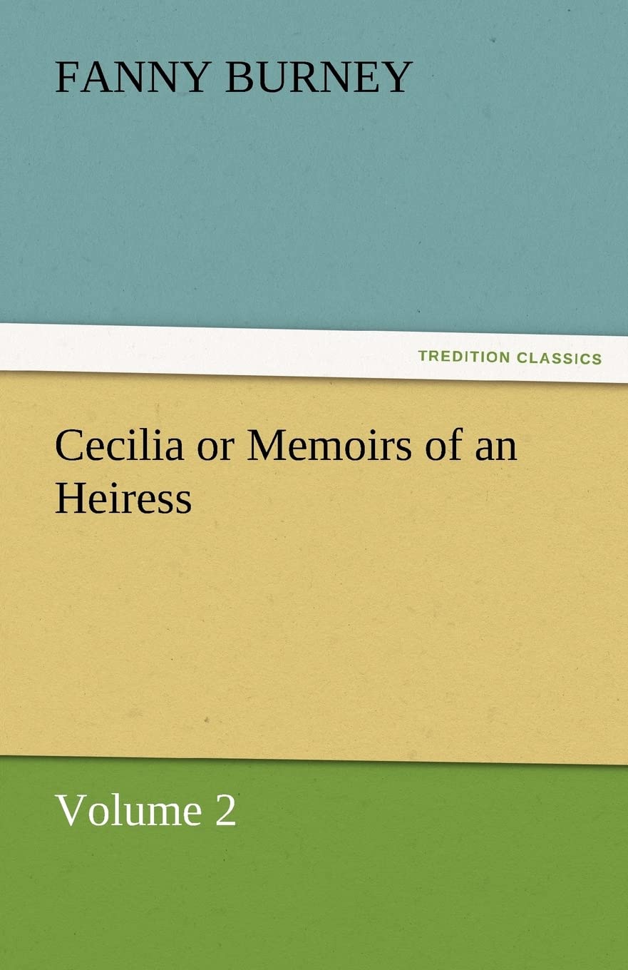 Cecilia or Memoirs of an Heiress,Used