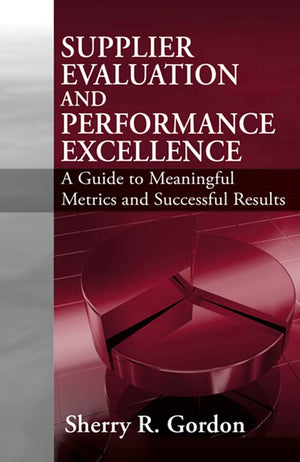 Supplier Evaluation & Performance Excellence,Used