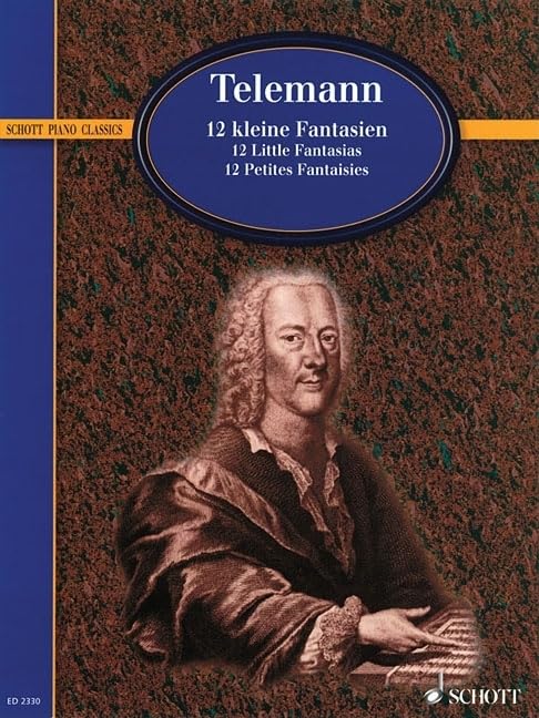 Telemann  12 Little Fantasias: Piano,Used