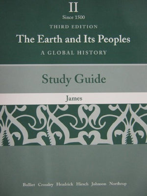 Study Guide, Vol. 2: The Earth and Its Peoples: A Global History,Used
